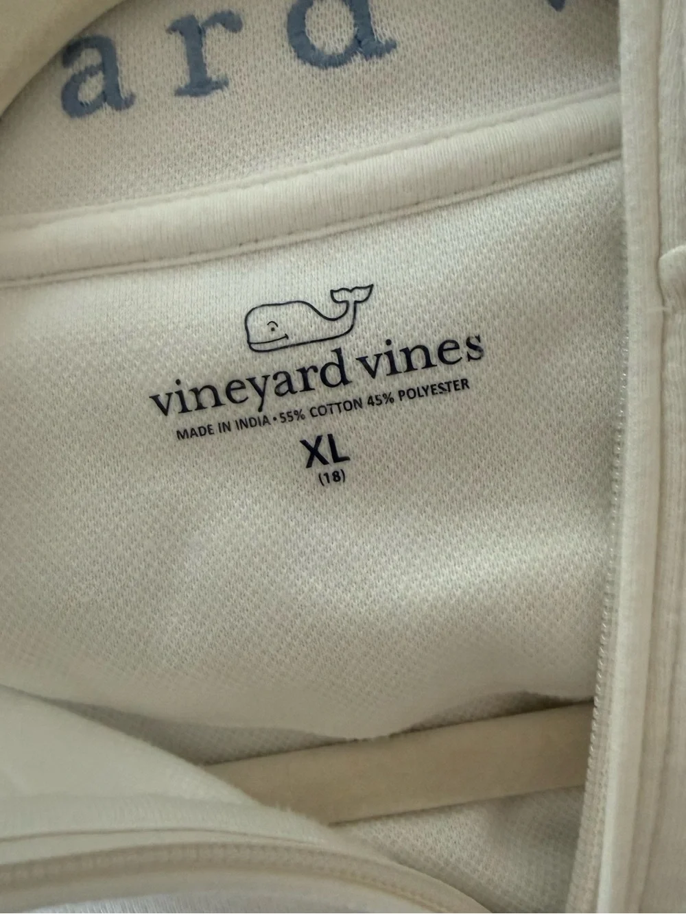 Vineyard Vines Boys Quarter-Zip Pullover – Size Large (18)